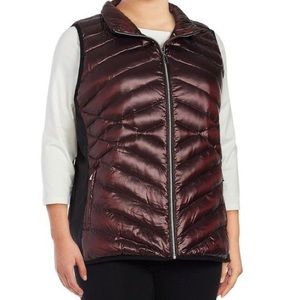Calvin Klein Performance Women's Plus Zip-Front Quilted Vest